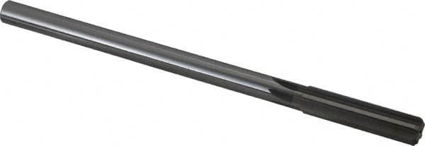 Made in USA - 0.498" High Speed Steel 6 Flute Dowel Pin Chucking Reamer - Apex Tool & Supply