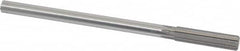 Made in USA - 0.4995" High Speed Steel 6 Flute Dowel Pin Chucking Reamer - Apex Tool & Supply