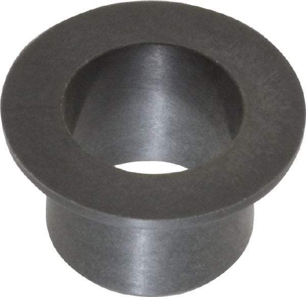 Igus - 1/2" Inside x 19/32" Outside Diam, Thermoplastic Sleeve Bearing - 7/8" Outside Diam, 0.046" Flange Thickness, 1/2" OAL - Apex Tool & Supply