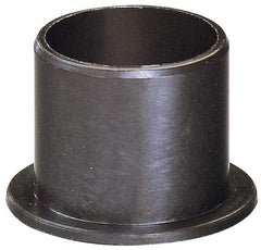 Igus - 3/16" Inside x 1/4" Outside Diam, Thermoplastic Sleeve Bearing - 3/8" Outside Diam, 0.032" Flange Thickness, 1/4" OAL - Apex Tool & Supply