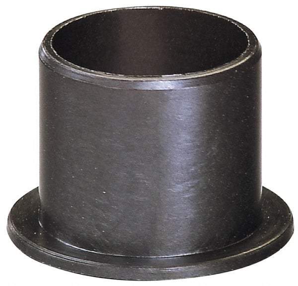 Igus - 3/16" Inside x 1/4" Outside Diam, Thermoplastic Sleeve Bearing - 3/8" Outside Diam, 0.032" Flange Thickness, 1/2" OAL - Apex Tool & Supply