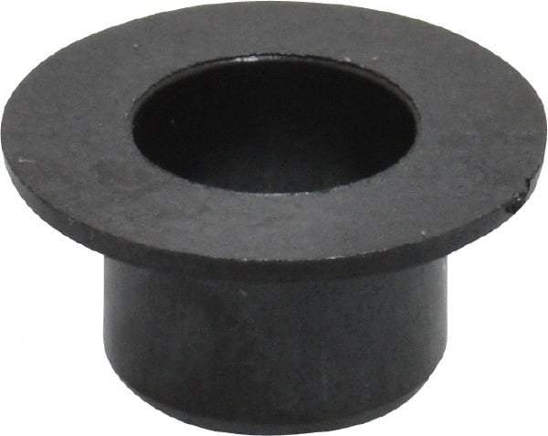 Igus - 1/4" Inside x 5/16" Outside Diam, Thermoplastic Sleeve Bearing - 1/2" Outside Diam, 0.032" Flange Thickness, 1/4" OAL - Apex Tool & Supply