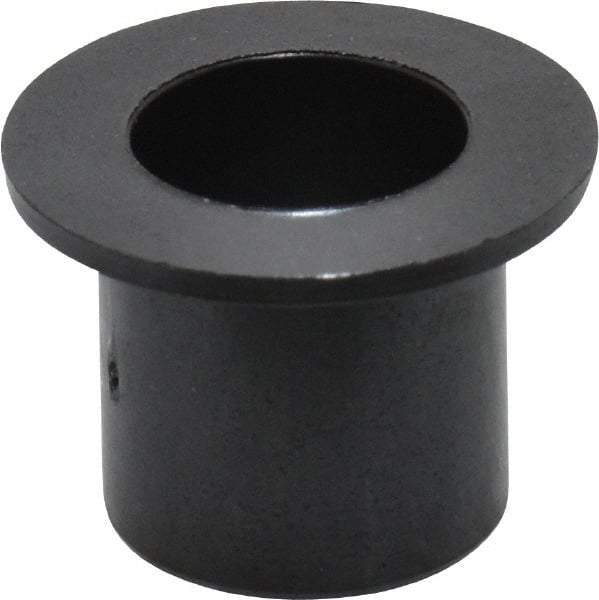 Igus - 3/8" Inside x 15/32" Outside Diam, Thermoplastic Sleeve Bearing - 11/16" Outside Diam, 0.046" Flange Thickness, 1/2" OAL - Apex Tool & Supply