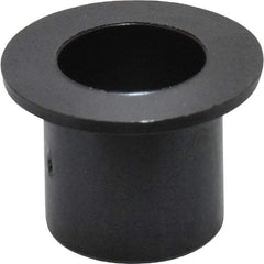 Igus - 3/8" Inside x 15/32" Outside Diam, Thermoplastic Sleeve Bearing - 11/16" Outside Diam, 0.046" Flange Thickness, 1/2" OAL - Apex Tool & Supply
