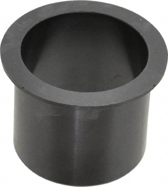 Igus - 1-1/2" Inside x 1-21/32" Outside Diam, Thermoplastic Sleeve Bearing - 2" Outside Diam, 0.078" Flange Thickness, 1-1/2" OAL - Apex Tool & Supply