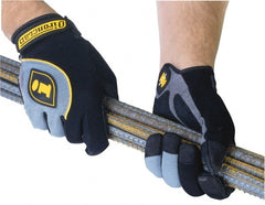 ironCLAD - Size M (8-9) Synthetic Leather Anti-Vibration/Impact Protection Work Gloves - Apex Tool & Supply
