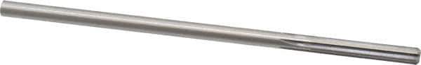 Interstate - 1/4" High Speed Steel Chucking Reamer - Straight Flute, 0.2405" Straight Shank, 1-1/2" Flute Length, 6" OAL - Apex Tool & Supply