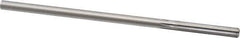 Interstate - 1/4" High Speed Steel Chucking Reamer - Straight Flute, 0.2405" Straight Shank, 1-1/2" Flute Length, 6" OAL - Apex Tool & Supply