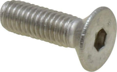 Value Collection - M5x0.80 Metric Coarse Hex Socket Drive, 90° Flat Screw - Grade 316 & Austenitic A4 Stainless Steel, Fully Threaded, 16mm OAL - Apex Tool & Supply