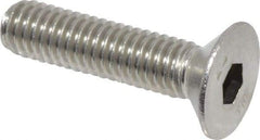 Value Collection - M6x1.00 Metric Coarse Hex Socket Drive, 90° Flat Screw - Grade 316 & Austenitic A4 Stainless Steel, Partially Threaded, 25mm OAL - Apex Tool & Supply