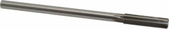 Interstate - 0.4385" High Speed Steel Chucking Reamer - Straight Flute, 0.373" Straight Shank, 1-3/4" Flute Length, 7" OAL - Apex Tool & Supply