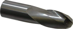OSG - 1" Diam, 1-1/2" LOC, 2 Flute Solid Carbide Ball End Mill - Uncoated, Single End, 4" OAL, 1" Shank Diam, Spiral Flute - Apex Tool & Supply