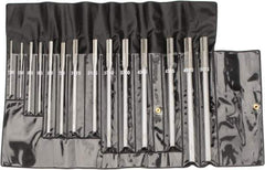 Interstate - 0.124" to 0.501", Chucking Reamer Set - Straight Flute, Right Hand Cut, 14 Pieces - Apex Tool & Supply