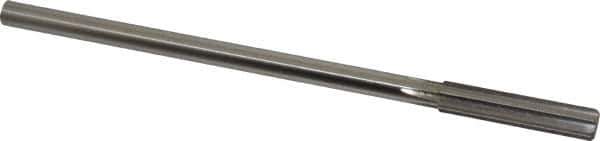 Interstate - 3/8" High Speed Steel Chucking Reamer - Straight Flute, 0.3105" Straight Shank, 1-3/4" Flute Length, 7" OAL - Apex Tool & Supply