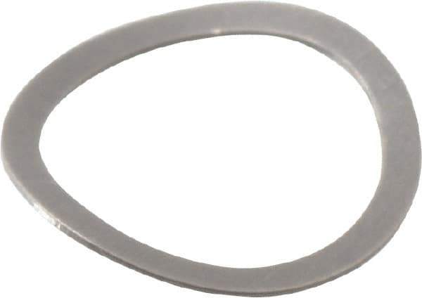 Gardner Spring - 0.194" ID x 0.242" OD, Grade 302 Stainless Steel Wave Disc Spring - 0.006" Thick, 0.03" Overall Height, 0.015" Deflection, 0.75 Lb at Deflection - Apex Tool & Supply