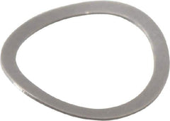Gardner Spring - 0.194" ID x 0.242" OD, Grade 302 Stainless Steel Wave Disc Spring - 0.006" Thick, 0.03" Overall Height, 0.015" Deflection, 0.75 Lb at Deflection - Apex Tool & Supply