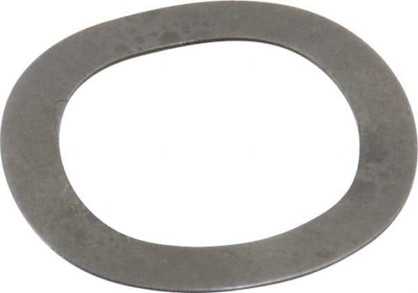 Gardner Spring - 0.35" ID x 0.492" OD, Grade 1074-1095 Steel Wave Disc Spring - 0.007" Thick, 0.035" Overall Height, 0.02" Deflection, 4 Lb at Deflection - Apex Tool & Supply