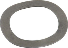 Gardner Spring - 0.35" ID x 0.492" OD, Grade 1074-1095 Steel Wave Disc Spring - 0.007" Thick, 0.035" Overall Height, 0.02" Deflection, 4 Lb at Deflection - Apex Tool & Supply