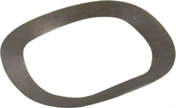 Gardner Spring - 0.35" ID x 0.492" OD, Grade 302 Stainless Steel Wave Disc Spring - 0.007" Thick, 0.035" Overall Height, 0.02" Deflection, 4 Lb at Deflection - Apex Tool & Supply