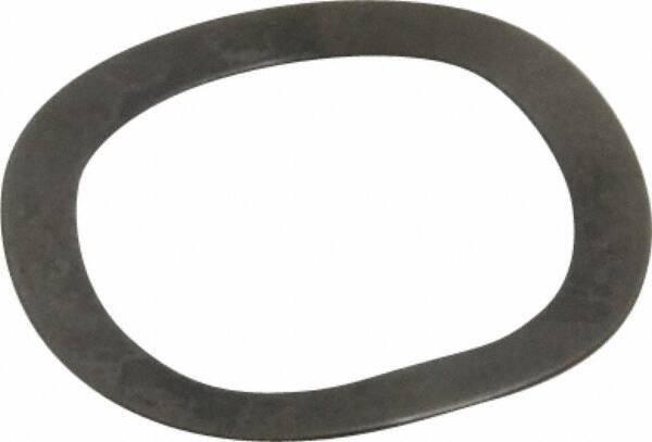 Gardner Spring - 0.459" ID x 0.608" OD, Grade 1074-1095 Steel Wave Disc Spring - 0.008" Thick, 0.037" Overall Height, 0.025" Deflection, 4 Lb at Deflection - Apex Tool & Supply