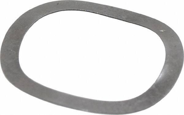 Gardner Spring - 0.839" ID x 1.08" OD, Grade 1074 Steel Wave Disc Spring - 0.012" Thick, 0.073" Overall Height, 0.036" Deflection, 10 Lb at Deflection - Apex Tool & Supply