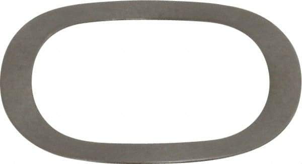 Gardner Spring - 0.961" ID x 1.235" OD, Grade 1074 Steel Wave Disc Spring - 0.014" Thick, 0.087" Overall Height, 0.043" Deflection, 15 Lb at Deflection - Apex Tool & Supply
