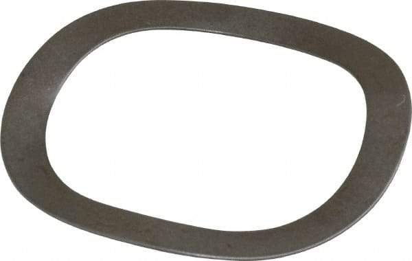Gardner Spring - 1.051" ID x 1.351" OD, Grade 1074 Steel Wave Disc Spring - 0.015" Thick, 0.099" Overall Height, 0.049" Deflection, 18 Lb at Deflection - Apex Tool & Supply