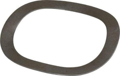 Gardner Spring - 1.051" ID x 1.351" OD, Grade 1074 Steel Wave Disc Spring - 0.015" Thick, 0.099" Overall Height, 0.049" Deflection, 18 Lb at Deflection - Apex Tool & Supply