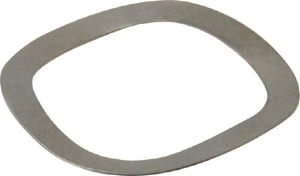Gardner Spring - 1.051" ID x 1.351" OD, Grade 302 Stainless Steel Wave Disc Spring - 0.015" Thick, 0.099" Overall Height, 0.0336" Deflection - Apex Tool & Supply