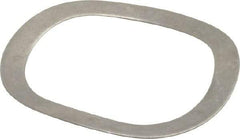 Gardner Spring - 1.201" ID x 1.543" OD, Grade 1074 Steel Wave Disc Spring - 0.02" Thick, 0.125" Overall Height, 0.062" Deflection, 31 Lb at Deflection - Apex Tool & Supply