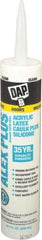 DAP - 10.1 oz Tube Clear Acrylic & Latex Caulk - -30 to 180°F Operating Temp, 30 min Tack Free Dry Time, 24 hr Full Cure Time - Apex Tool & Supply