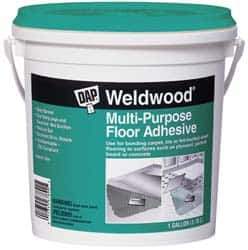 DAP - 32 Fluid Ounce Container, Off-White, Tub Synthetic Latex Construction Adhesive - 15 min Fixture Time, Indoor - Apex Tool & Supply