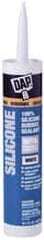 DAP - 10.1 oz Tube White RTV Silicone Joint Sealant - -40 to 400°F Operating Temp, 10 to 20 min Tack Free Dry Time, 24 hr Full Cure Time - Apex Tool & Supply