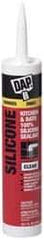 DAP - 10.1 oz Tube Clear RTV Silicone Joint Sealant - -40 to 400°F Operating Temp, 10 to 25 min Tack Free Dry Time, 24 hr Full Cure Time - Apex Tool & Supply