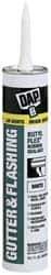 DAP - 10.1 oz Cartridge White Butyl Rubber Caulk - -40 to 203°F Operating Temp - Apex Tool & Supply