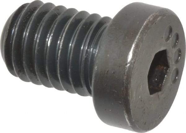 Made in USA - 1/2-13 UNC Hex Socket Drive, Low Socket Cap Screw - Grade 4037 Alloy Steel, Black Oxide Finish, Fully Threaded, 3/4" Length Under Head - Apex Tool & Supply