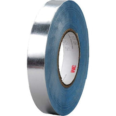 3M - 36 Yd x 18" x 12 mil Silver Aluminum Foil Tape - Apex Tool & Supply