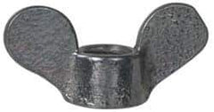 Value Collection - 5/16-18 UNC, Zinc Plated, Steel Standard Wing Nut - Grade 1015-1025, 1-1/4" Wing Span, 0.656" Wing Span, 15/32" Base Diam - Apex Tool & Supply