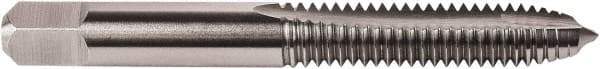 Union Butterfield - 7/16-14 UNC, 3 Flute, TiN Finish, High Speed Steel Spiral Point Tap - Plug Chamfer, Right Hand Thread, 3-5/32" OAL, 1-7/16" Thread Length, 0.323" Shank Diam, 2B/3B Class of Fit, Series TN1585 - Exact Industrial Supply