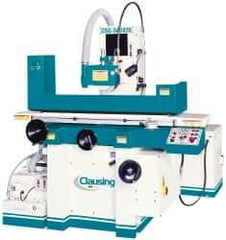 Clausing - 20 Inch Long x 10 Inch Wide Table, 5 to 25 m per Min, 3 Phase, Automatic Floor Machine Surface Grinder - 3 hp, 3,450 RPM Spindle Speed, 230/460 Volts, 95 Inch Overall Length, 1-1/4 Inch Arbor Hole Diameter - Apex Tool & Supply