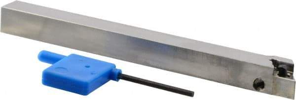 Iscar - PDAC, Left Hand Cut, 1/2" Shank Height x 1/2" Shank Width, Neutral Rake Indexable Turning Toolholder - 5.9" OAL, DC.. Insert Compatibility, Series Isoturn - Apex Tool & Supply