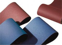 Norton - 36" Wide x 75" OAL, 80 Grit, Zirconia Alumina Abrasive Belt - Zirconia Alumina, Medium, Coated, Y Weighted Cloth Backing, Series R811 - Apex Tool & Supply