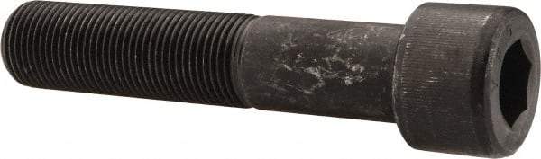 Value Collection - 1-12 UNF Hex Socket Drive, Socket Cap Screw - Alloy Steel, Black Oxide Finish, Partially Threaded, 5" Length Under Head - Apex Tool & Supply