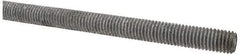 Made in USA - 1/2-13 UNC (Coarse), 6' Long, Low Carbon Steel Threaded Rod - Hot-Dipped Galvanized Finish, Right Hand Thread - Apex Tool & Supply