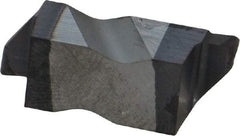 Kennametal - 3031NRP Grade KC5010, 1.58mm Cutting Width Carbide Grooving Insert - 2.39mm Max Depth of Cut, Right Hand, 0.79mm Corner Radius, TiAlN Finish - Apex Tool & Supply