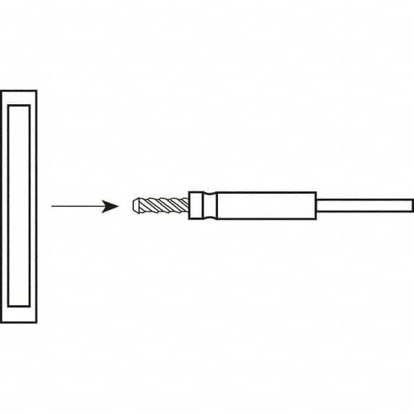 Standard Abrasives - 1/4-20 Star Pad Mandrel - Apex Tool & Supply