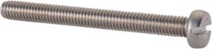 Value Collection - M3x0.50 Metric Coarse, 30mm Length Under Head Slotted Drive Machine Screw - Fillister Head, Grade 18-8 & A2 Stainless Steel, Uncoated, Without Washer - Apex Tool & Supply