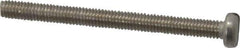Value Collection - M3x0.50 Metric Coarse, 50mm Length Under Head Slotted Drive Machine Screw - Fillister Head, Grade 18-8 & A2 Stainless Steel, Uncoated, Without Washer - Apex Tool & Supply