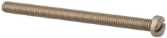 Value Collection - M5x0.80 Metric Coarse, 70mm Length Under Head Slotted Drive Machine Screw - Fillister Head, Grade 18-8 & A2 Stainless Steel, Uncoated, Without Washer - Apex Tool & Supply