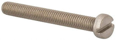Value Collection - M6x1.00 Metric Coarse, 50mm Length Under Head Slotted Drive Machine Screw - Fillister Head, Grade 18-8 & A2 Stainless Steel, Uncoated, Without Washer - Apex Tool & Supply